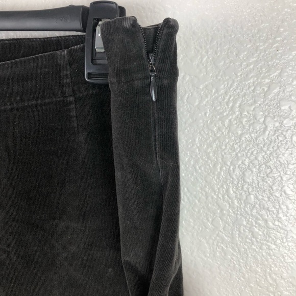 J. Jill Corduroy Pants Size 12P Petite Dark Brown Flat Front Ankle Pants - Picture 5 of 11